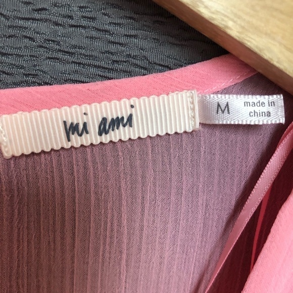 Mi Ami Medium  Barbie pink chiffon dress with full skirt - Picture 9 of 9